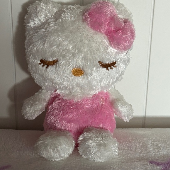 $6.99 SHIPPING Sleeping hello kitty plushy - Picture 1 of 2